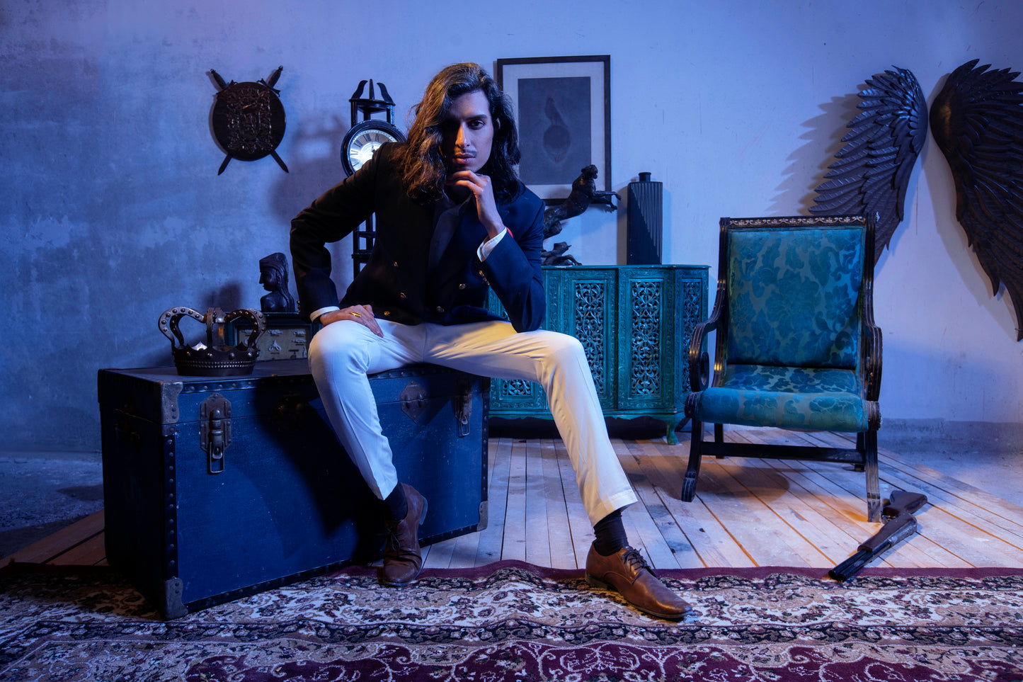 Sodalite Blue Two-Piece Suit