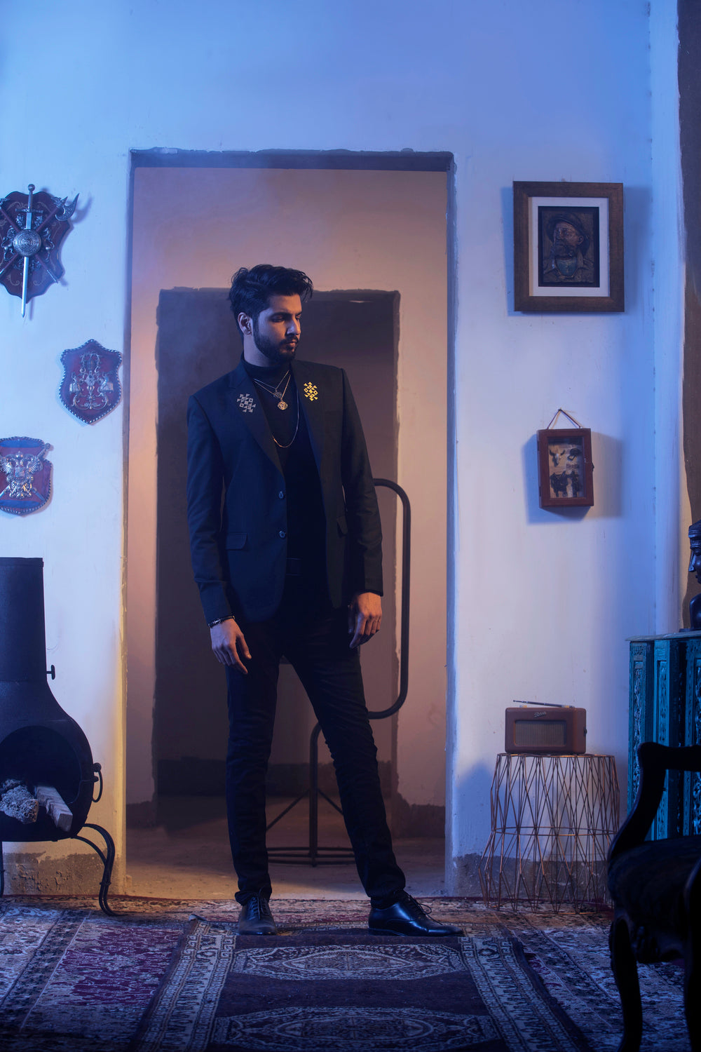 Andrew Black Two-Piece Suit