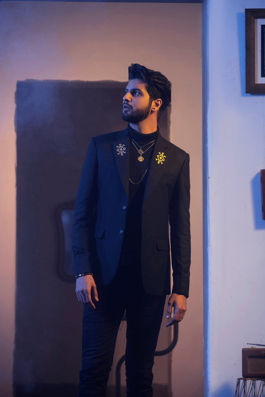 Andrew Black Two-Piece Suit