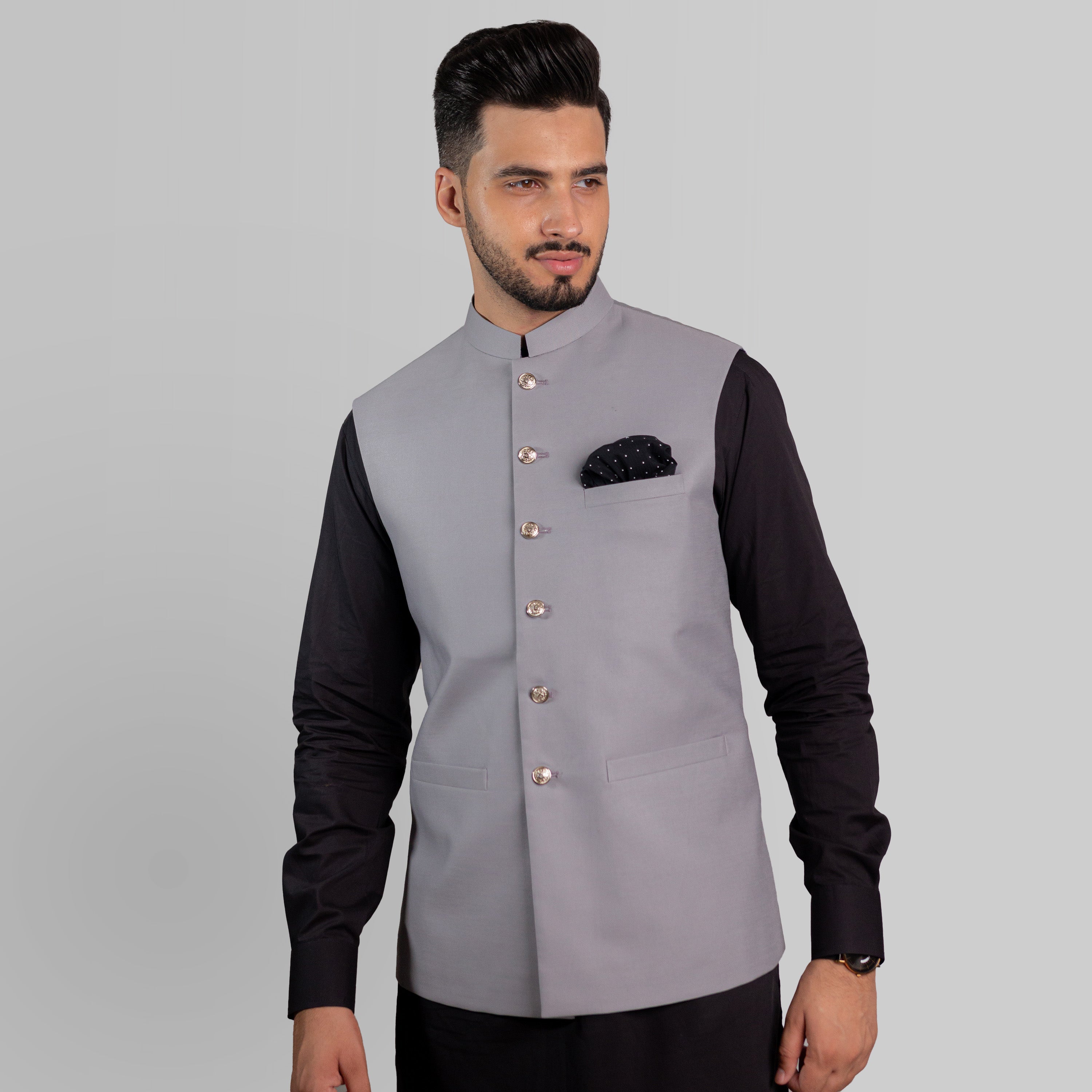 Light Gray Waistcoat Monarchy