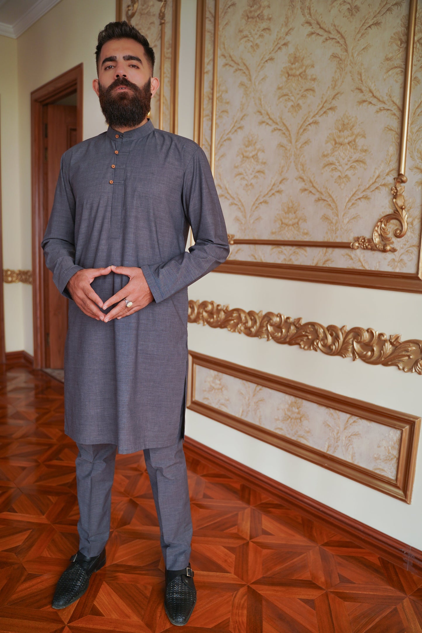 Moonstone kurta-trouser set