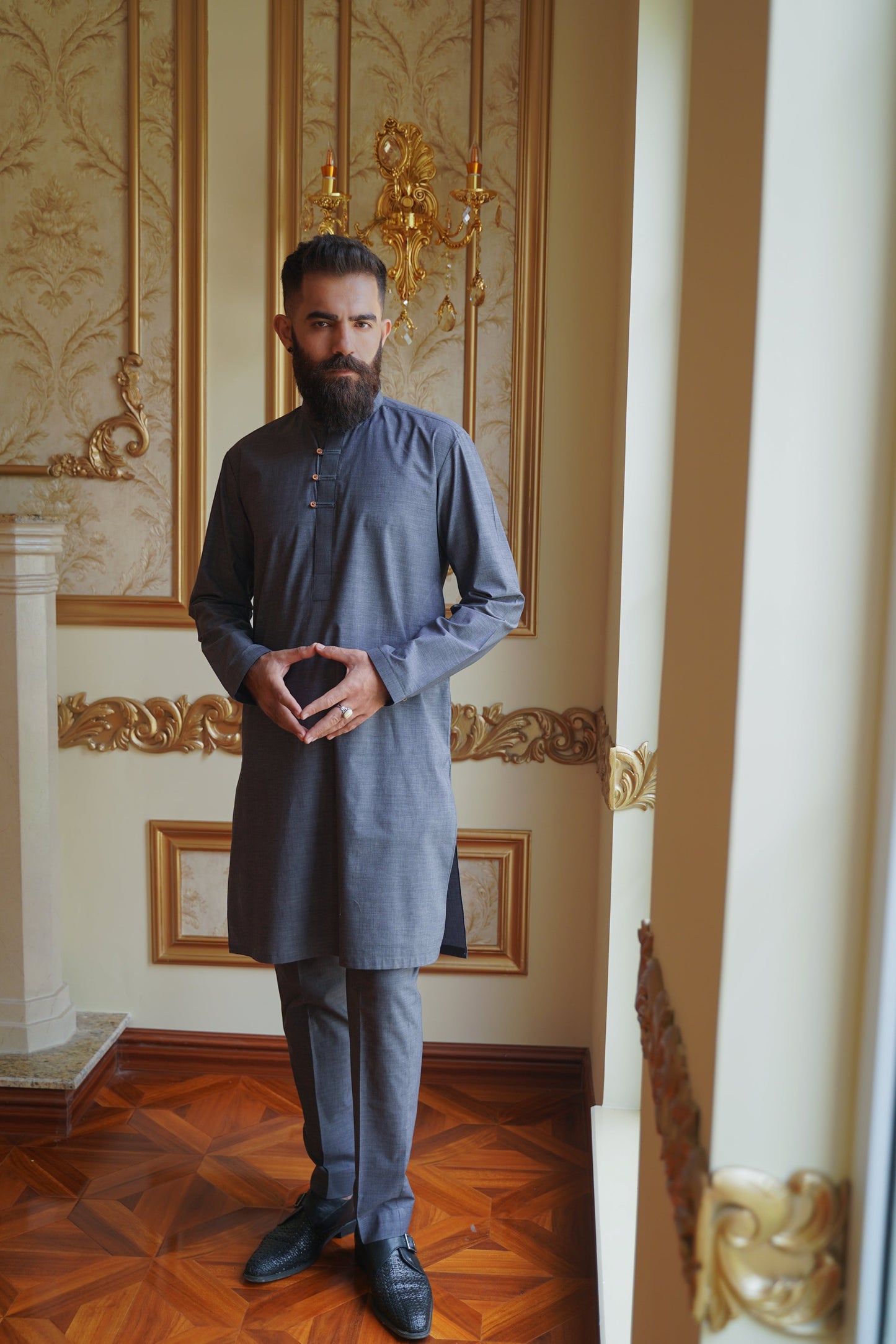 Moonstone kurta-trouser set