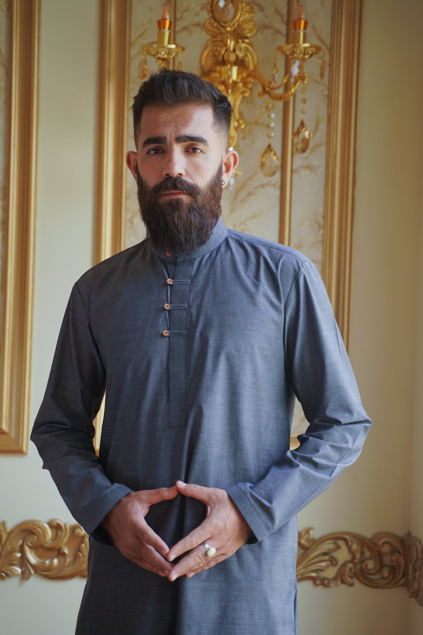 Moonstone kurta-trouser set