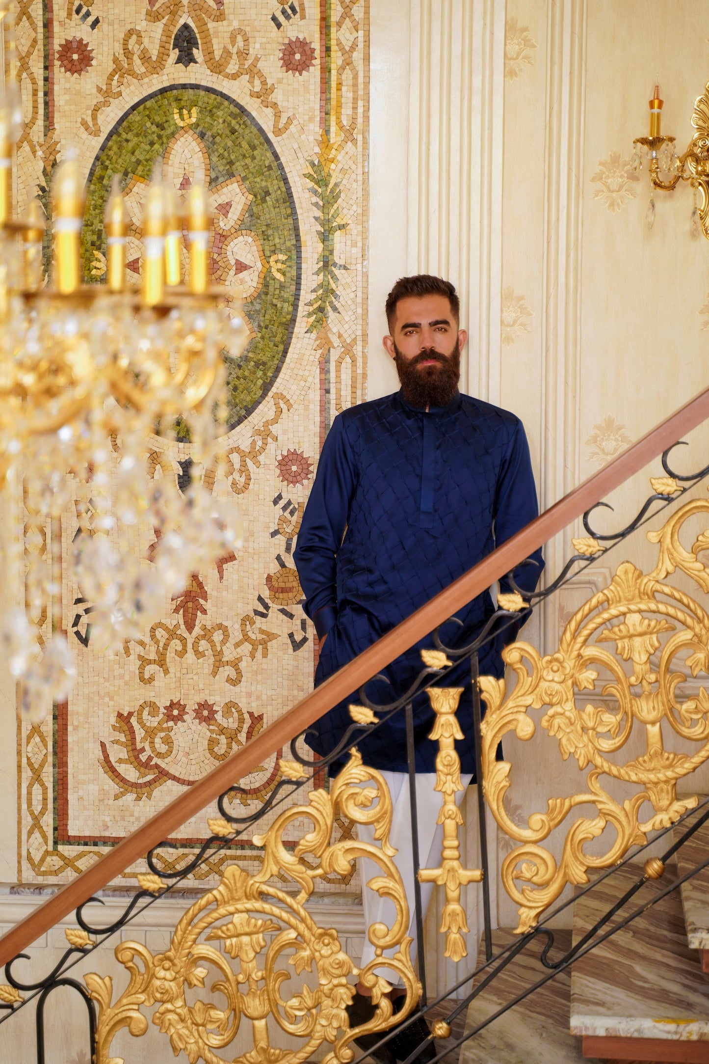 Sapphire kurta-trouser set